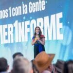 ¡Vamos con todo!, asegura Gobernadora en su primer informe de Gobierno