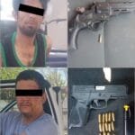 Las Margaritas, Paseos del Molino, armas de fuego, policía de León