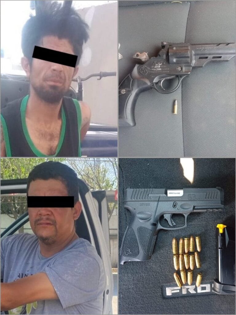 Las Margaritas, Paseos del Molino, armas de fuego, policía de León