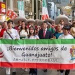 Gira de trabajo, Libia García, Guanajuato, Japón