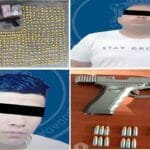 Juan y José, arma, droga, dinero en efectivo, policía municipal