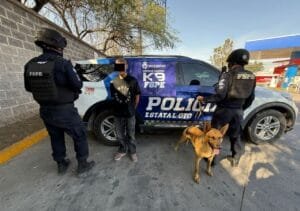 Unidad Canina K9, FSPE, Parques La Noria, arma