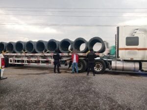 tractocamión, recuperan, fuerzas de seguridad, secretaría de seguridad y paz