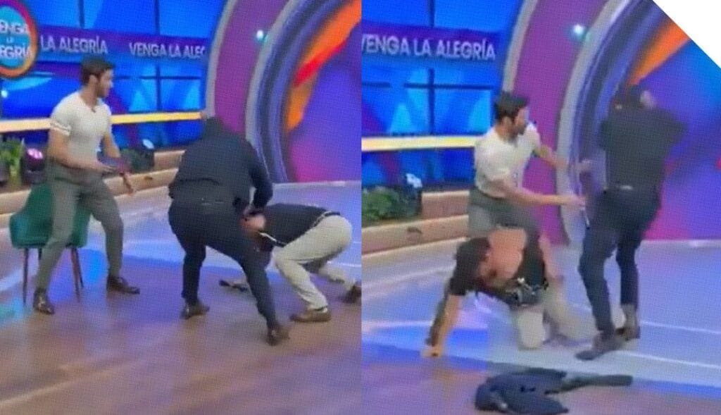 Alberto del Río, venga la alegría, programa, agrede