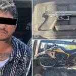 Moto, arma de fuego, policía municipal, león