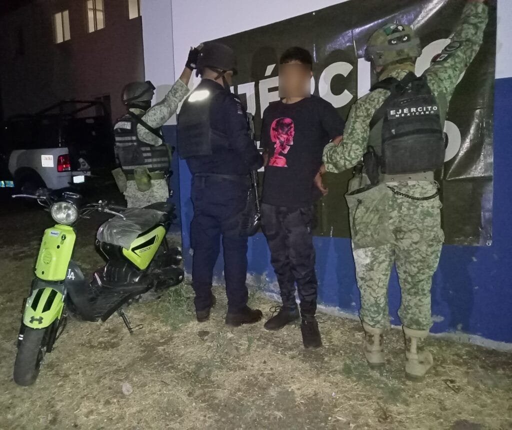 Narcomenudista, Moroleón, Ministerio Público, Drogas, detenido, policías estatales