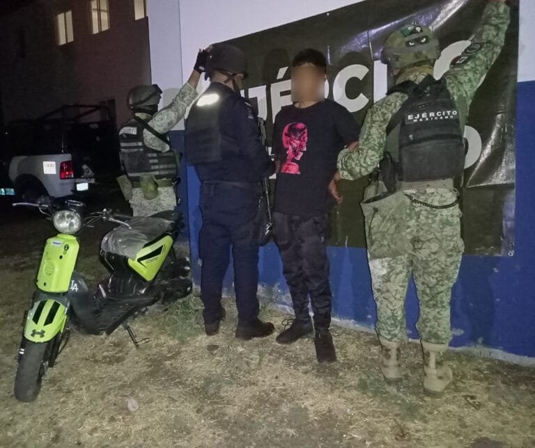 Narcomenudista, Moroleón, Ministerio Público, Drogas, detenido, policías estatales