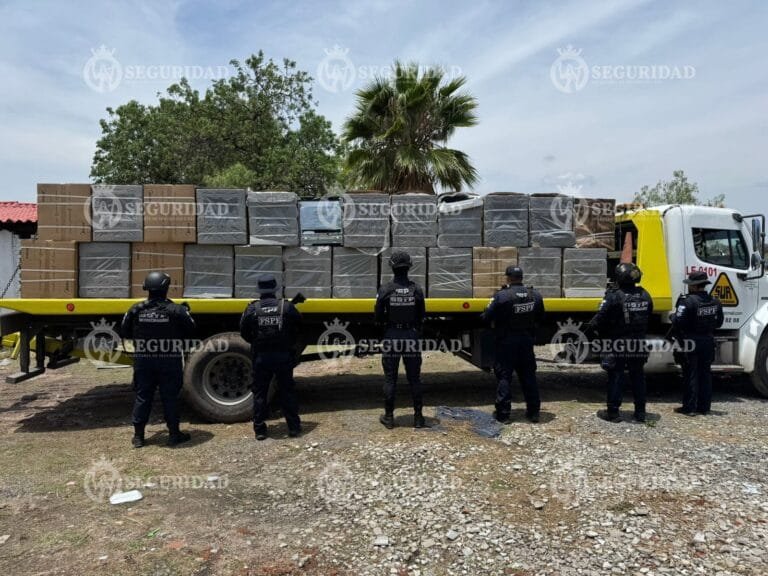 Romita, refrigeradores, robo tractocamión, Secretaría de Seguridad y Paz de Guanajuato