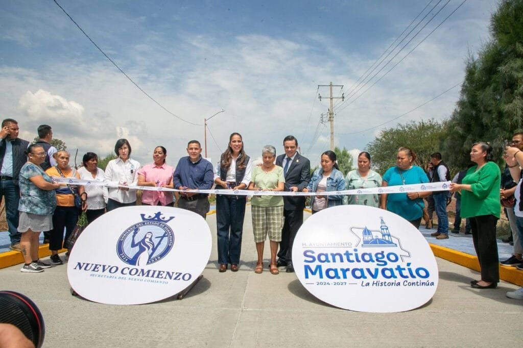 Entrega Gobernadora obras y apoyos en Yuriria y  Santiago Maravatío