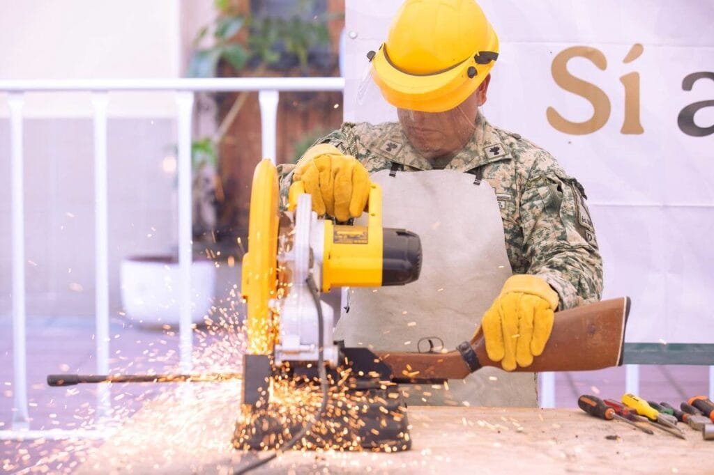 Desarme, Guanajuato, Sedena, armas de fuego
