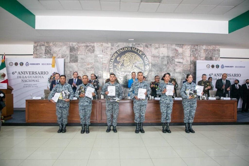 Guardia Nacional, aniversario, Irapuato, Libia García