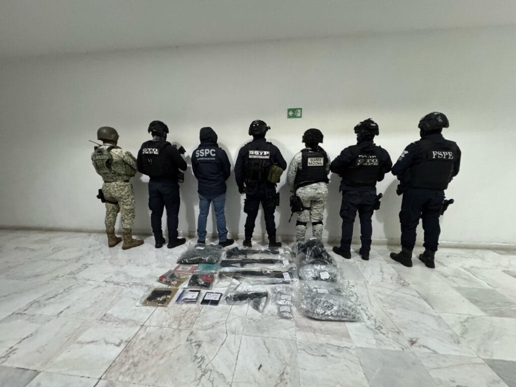León, armas, droga, policías estatales