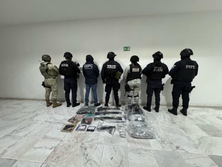 León, armas, droga, policías estatales