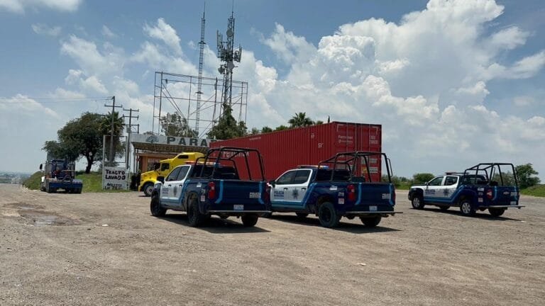 Silao, tráiler, robo, policía