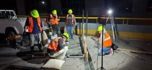 Distribuidor vial, Juan Pablo II, León, Obras