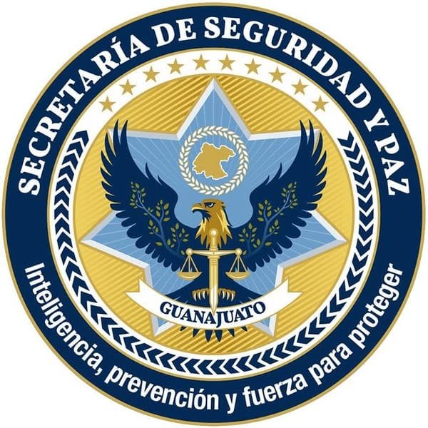 Escudo, secretaría de seguridad y paz, Guanajuato