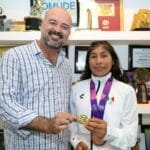 La medallista Luz Rocha es orgullo de León