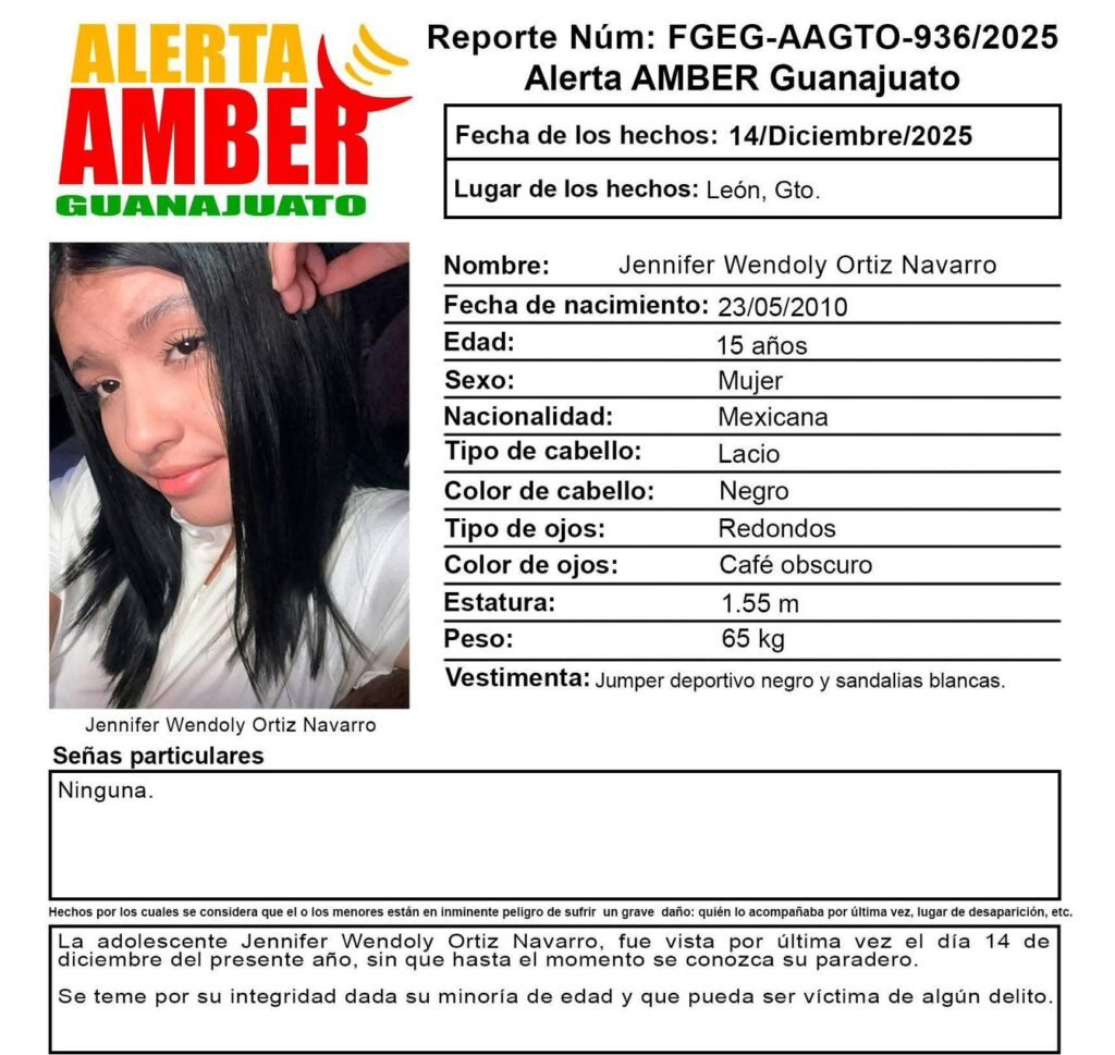 Alerta Amber, León