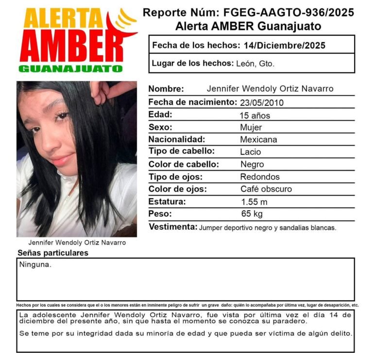 Alerta Amber, León