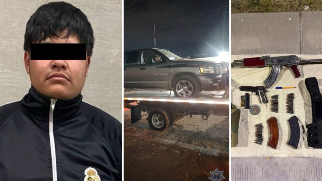 Detenido, armamento, lagunillas