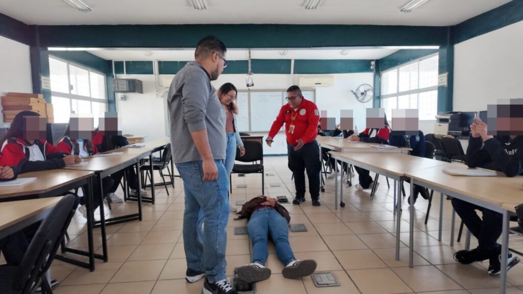 Protección Civil de San Francisco del Rincón capacita a comunidad escolar en prevención y evacuación