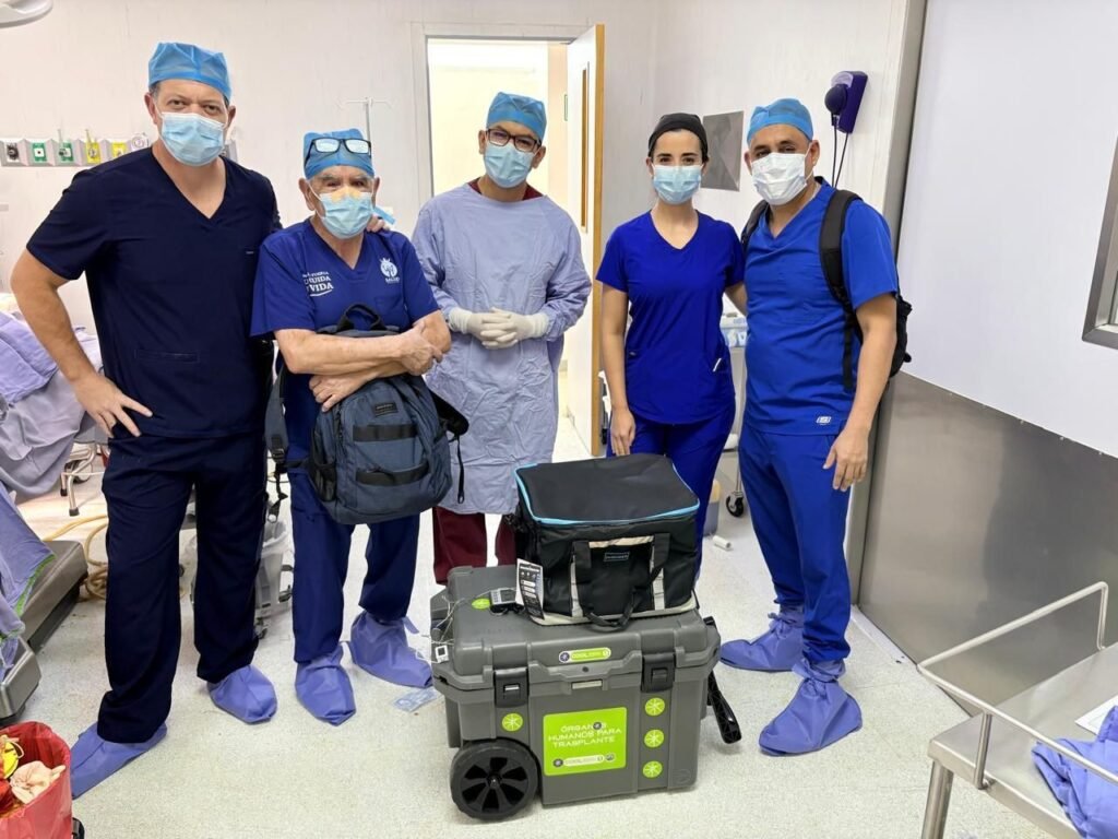 Donador de órganos, León