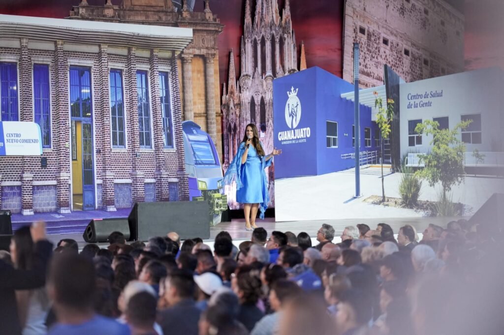 Gobernadora de Guanajuato rinde su Segundo Informe de Gobierno resaltando que no se habla de intenciones sino de acciones