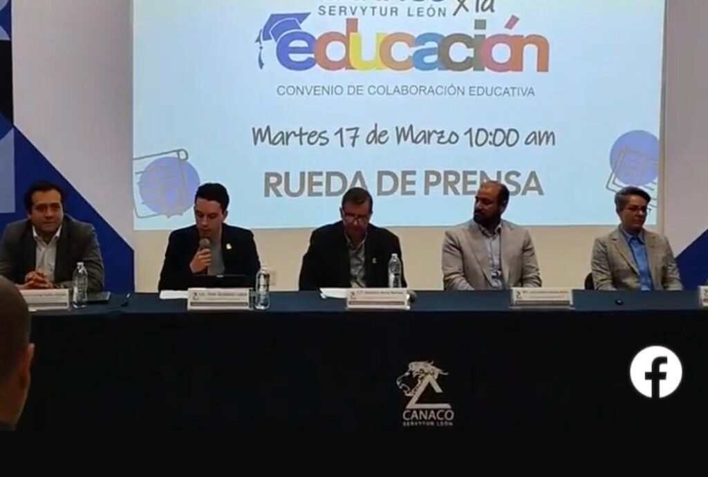Escuelas firman convenio con CANACO SERVyTUR León para fortalecer la vinculación académica