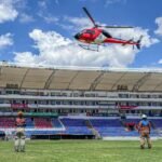 Traslada SUEG en helicóptero a paciente con TCE severo para atención especializada