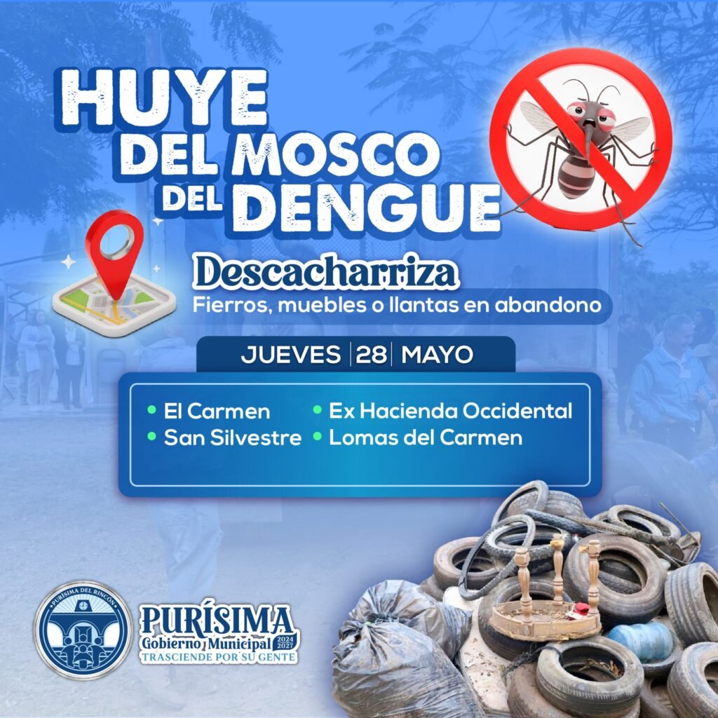 Gobierno de Purísima fortalece prevención contra el dengue