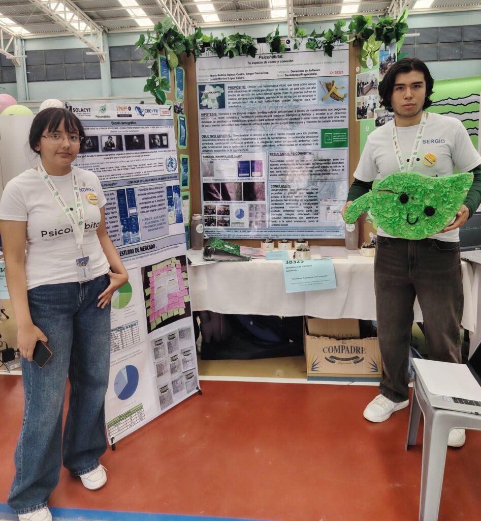 Crean estudiantes de CECyTEG aplicación para democratizar la salud mental