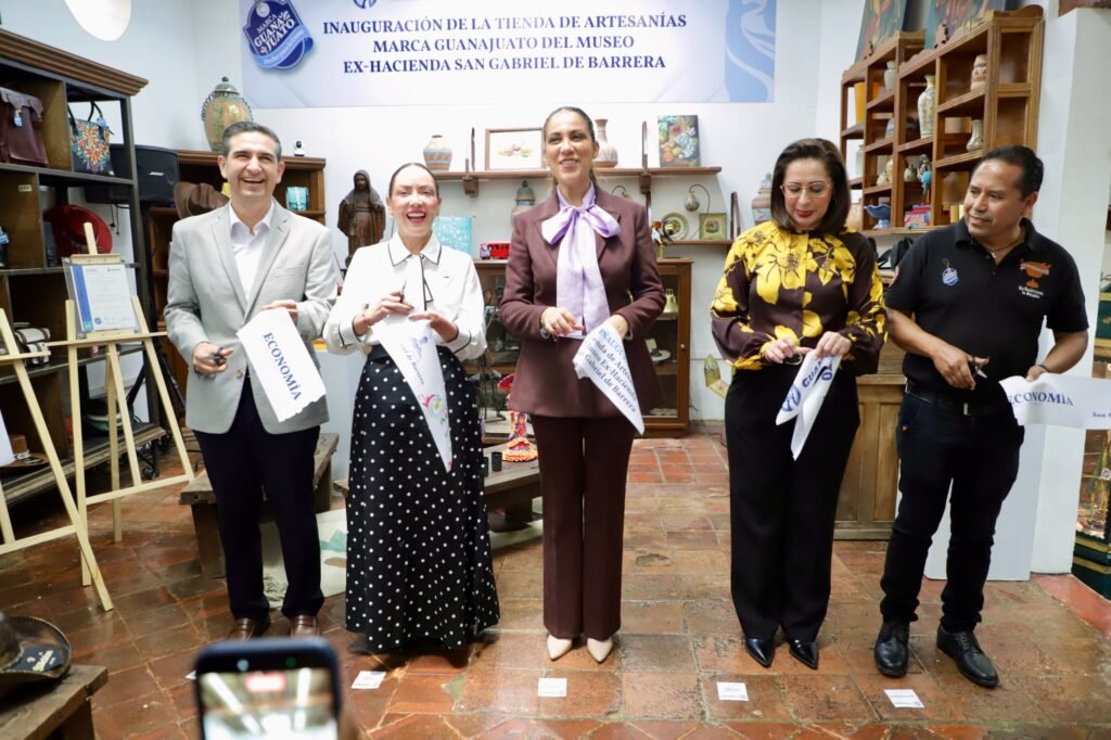 Inauguran tienda de artesanías guanajuatenses en el Museo Ex Hacienda San Gabriel de Barrera