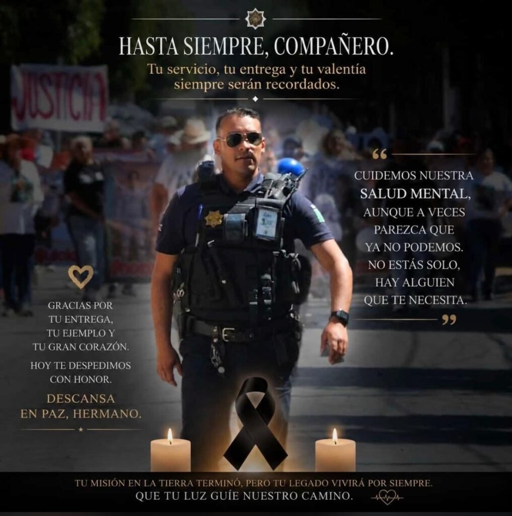 Elemento de la SSPPCL se lanza del Distribuidor Vial Juan Pablo Segundo
