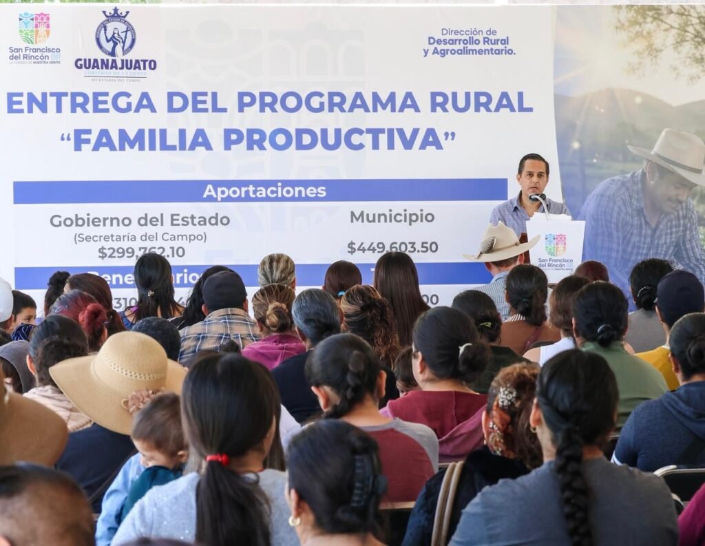 Son 396 apoyos del programa “Familia Productiva” en San Francisco del Rincón