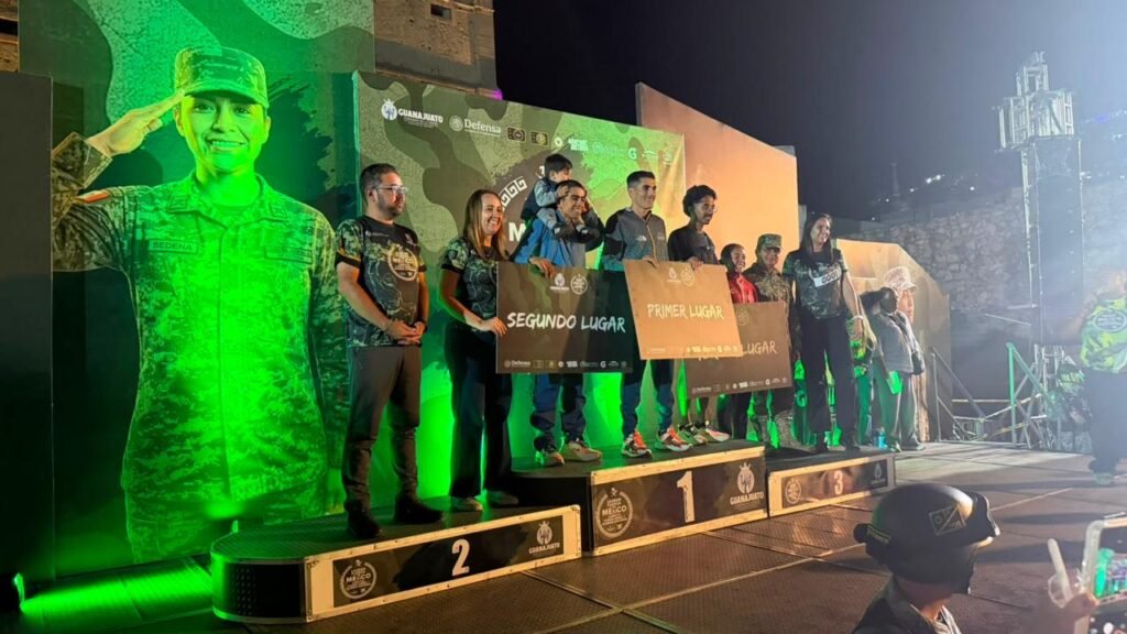 Javier González y Arian Chia fueron los ganadores de la carrera atlética La Gran Fuerza de México en Guanajuato capital