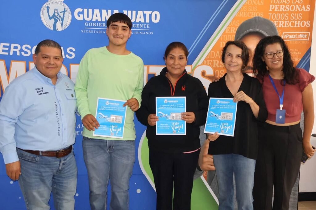 Gobierno de Guanajuato y Derechos Humanos apoyan en trámite de pensión para esposa de migrante fallecido en Estados Unidos