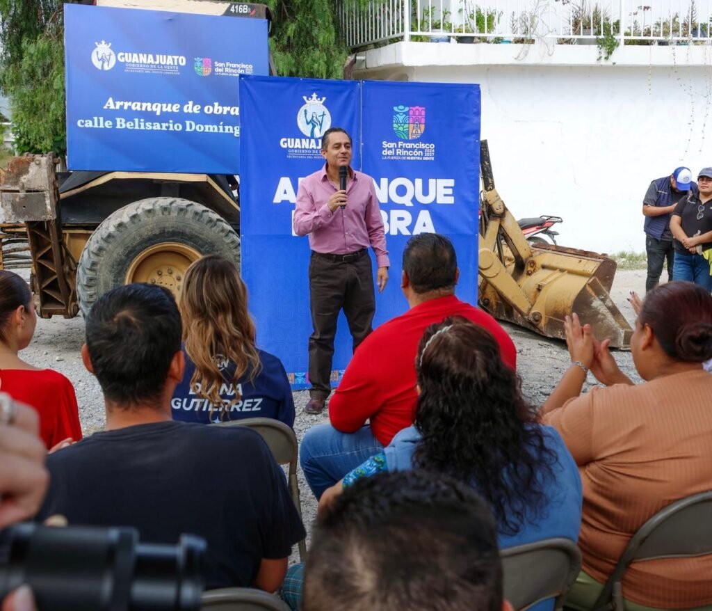 Arrancan cuatro obras de infraestructura por más de 17.5 millones de pesos en San Francisco del Rincón